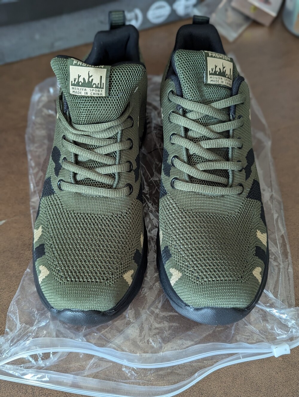 Meiliya Sport Women's Athletic Sneakers in Olive Green